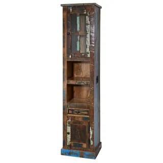 MASSIVMOEBEL24.DE Schrank Altholz 44 x 190 x 36 cm mehrfarbig