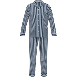 Seidensticker Pyjama Baumwolle Blau M (50)