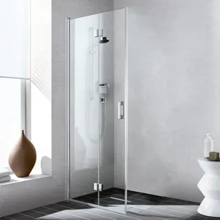 Kermi Liga Duschtür links 75 x 185 cm ESG klar