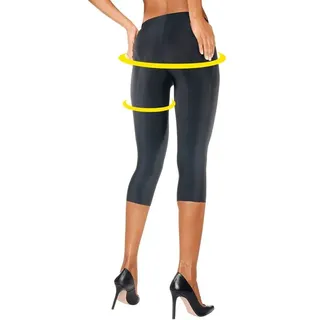 LASCANA Caprileggings Regular Schwarz 48/50