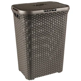 Curver Style 144873 vasketøjskurv 60 L Firkant Rattan Brun