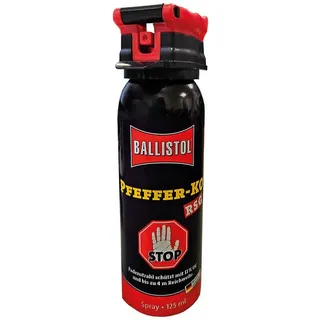 Ballistol Marderspray BALLISTOL Pfeffer-KO Spray RSG, 125ml, Tierabwehrspray, Reichweite bis ca. 4 Meter – Präziser Fadenstrahl, Pfeffer-KO Spray zur Abwehr von aggressiven Hunden oder Wildtieren