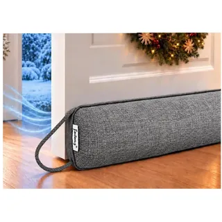 LuxusKollektion Türdichtband Zugluftstopper für Türen & Fenster 107x10cm Grau, (1-St) grau 1070 mm x 10 cm