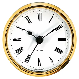 UTS Einsteckwerk 8,6 cm 57 mm gold/weiß