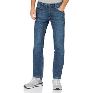 Wrangler Herren Red Kabel Straight Jeans , Authentic Blue, 38W / 32L