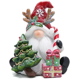 Hodao Weihnachtswichtel, Dekoration, Wintertisch, schwedische Tomte, Elfe, Zwergfiguren, Dekoration, Innenbereich, Heimdekoration, Harz