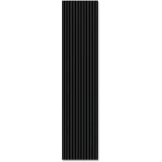 KAISER plastic® Akustikpaneele | Farbe: schwarz | Wandpaneele in verschiedenen Formaten | Lamellenwand in Pastellfarbe | moderne Wandverkleidung (Handmuster)