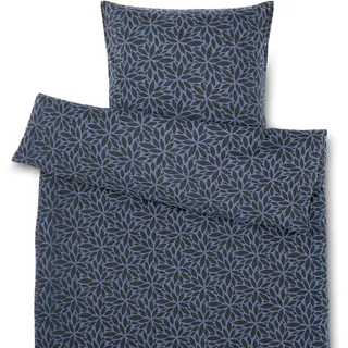 Tchibo - Winterjersey-Bettwäsche - dunkelblau