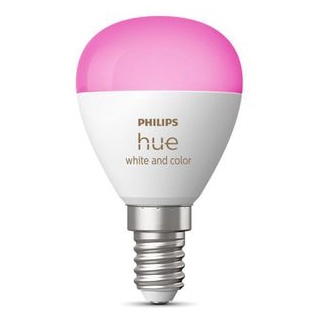Philips LED-Lampe Hue White Ambiance Bluetooth E14, weiß + farbig, 5,1W (40W), smart, ZigBee