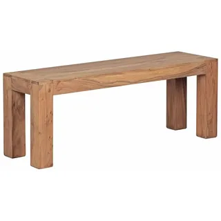 Wohnling Sitzbank MUMBAI Braun 120 x 45 x 35 cm