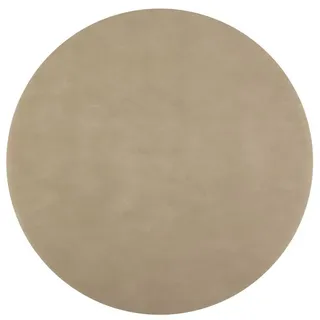 50 runde Tischsets taupe beige Vlies Ø 34 cm Einweg Platzsets