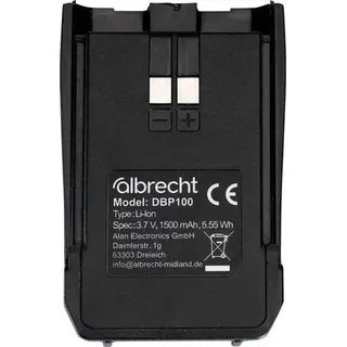 Albrecht Funkgeräte-Akku 1500 mAh