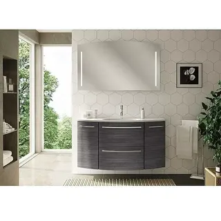Camargue Swing Badmöbel-Set SW1210D  (120 cm, Dark Oak, Matt)