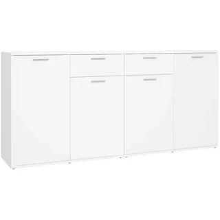 vidaXL Sideboard 160 x 75 x 36 cm Weiß