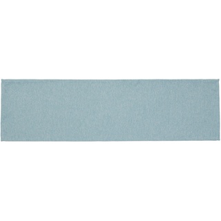 GÖZZE Tischläufer FABRICIO blau (LB 140x40 cm) LB 140x40 cm blau Tischdecke Tischband - blau