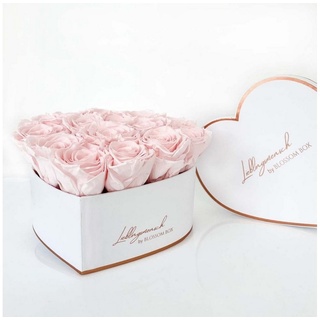 Trockenblume »Rosenbox Herzform Lieblingsmensch Valentinstag«, MARYLEA