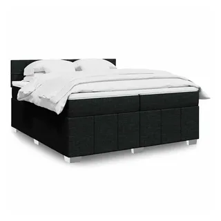 vidaXL Boxspringbett 200 x 200 cm Schwarz