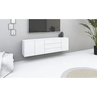 borchardt Möbel Sideboard Sophia 190 x 53 x 35 cm Weiß