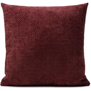 Kissen VERA bordeaux (BH 40x40 cm) - rot - BH 40x40 cm
