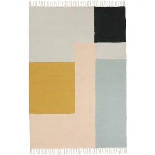 Ferm Living - Kelim Rug Squares, Quadrate, 140 x 200 cm