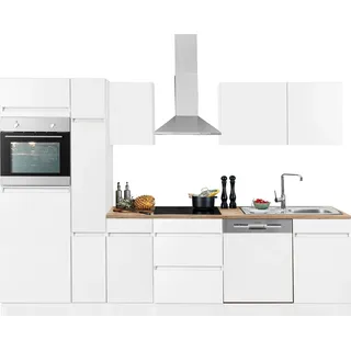 OPTIFIT Küchenzeile Roth 300 cm weiß
