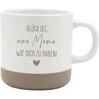 Glück ist eine Mama wie dich zu haben Tasse – Mama Geschenk – Muttertag Geschenk Mama – Kaffeetasse mit Spruch – Keramiktasse Mama – Geschenk von Kindern, Geburtstag, Weihnachten, Mothers Day