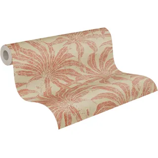 A.S. Création Vliestapete Jade 2 Pflanzen 53 x 1005 cm 39501-3 Beige/Orange/Rot