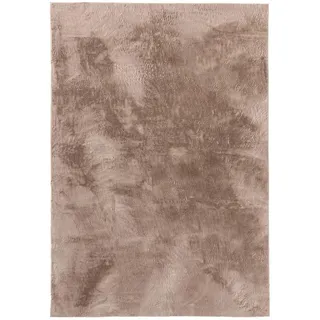 benuta basic Furry Fellteppich 80 x 150 cm Taupe
