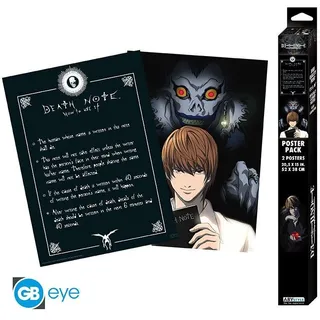 Death Note Set 2 Chibi Posters - Light & Death Note (52X38)