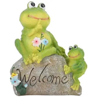 Sitzende Tierfigur Aus Stein, Gartendekoration, Rasenornament, Harzornament, Niedlicher Und Lebhafter Frosch, Für Den Innenbereich
