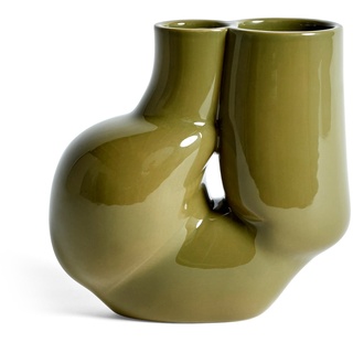 HAY - W&S Chubby Vase, olivgrün