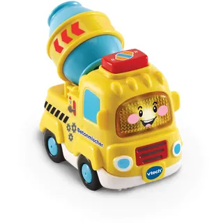 VTech TUT TUT Baby Flitzer - Betonmischer – Spielzeugauto mit Musik, aufleuchtender Taste, spannenden Sätzen und Geräuschen – Für Kinder von 1-5 Jahren