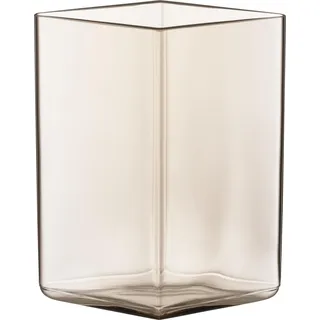 Ruutu Vase 14 cm beige