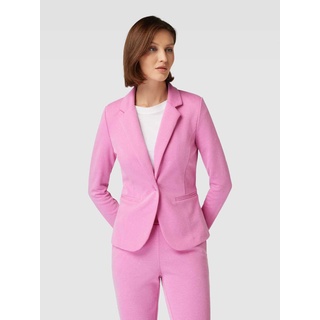 Blazer mit Reverskragen und Strukturmuster Modell 'KATE', Pink, XS