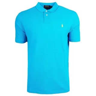 Ralph Lauren Poloshirt Ralph Lauren Herren Poloshirt Herren Classic Fit – Poloshirt blau|gelb XS