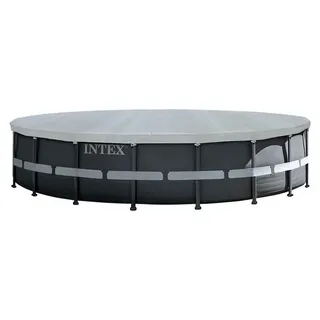 Intex Deluxe Abdeckplane grau Ø 549 cm