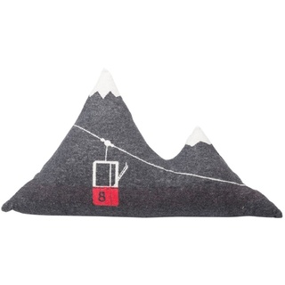 David Fussenegger Kissen gefüllt Silvretta 'Berg' 65 x 40 cm Anthrazit
