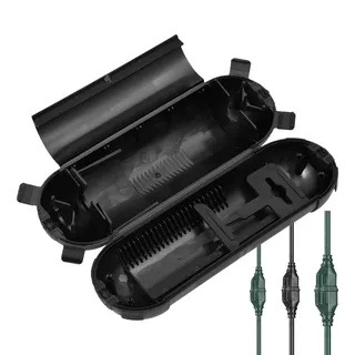 wasserdichte Kabelbox - Schutzbox | Wasserdichter Safe Box | Wetterfeste Kabelbox | Garten Kabeldose Wasserdicht Zum Schutz Von Verlängerungskabel | Steckerschutz | Aussen Wasserdicht Safe Box