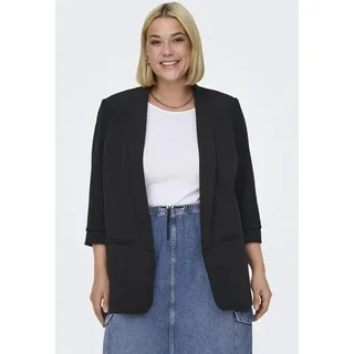 ONLY CARMAKOMA Carelly 3/4 LIFE TLR Noos Jackenblazer, schwarz, 44, Große Größen EU