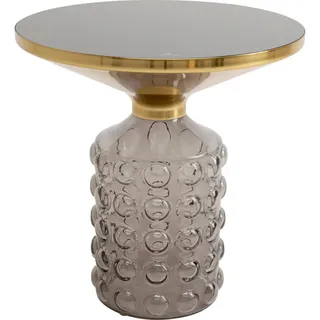 Kare Beistelltisch Lola Grau Glas 50 x 50 x 52 cm