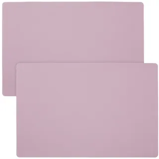 Erwin Müller Platzset Tischset "Lagoa" 2er-Pack, abwaschbar Uni lila