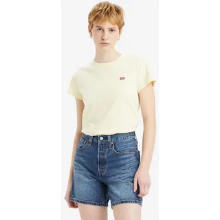 Levi's® T-Shirt TEE Minilogo mit kleiner Logostickerei gelb M