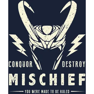 Komar Wandbild - Loki Mischief - Größe: 30 x 40 cm - Marvel, Kinderzimmer, Wandgestaltung, Bild