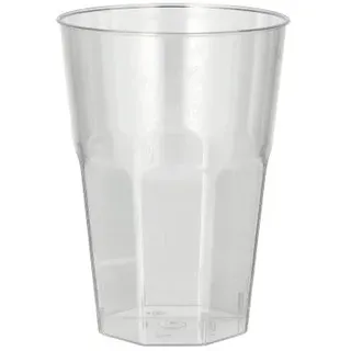 PAPSTAR 450 Stück Becher für Latte Macchiato, PS 0,3 l Ø 8 cm · 11 cm glasklar