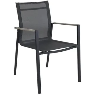 Brafab Lyra Gartenstuhl 57 x 64 x 87 cm schwarz 1 St.