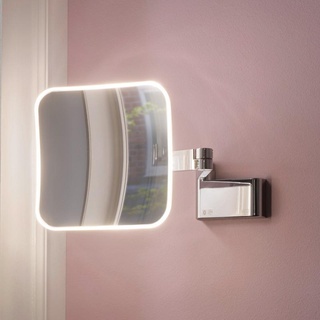 Emco Evo Kosmetikspiegel, mit Beleuchtung, Vergrößerung 5-fach B: 209 H: 209 109506050