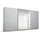 360 x 210 x 68 cm Grau