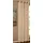 Vorhang Schlaufen Microsatin Lichtdurchlässig Kräuselband Uni Matt Sand HxB 145x140 cm