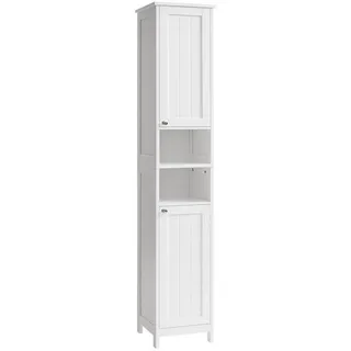 VASAGLE Badkommode Badezimmerschrank 0 x 0 cm Weiß MDF