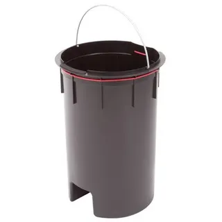 Hailo Inneneimer 13l aus Kunststoff schwarz für Trento, TopDesign 16, M